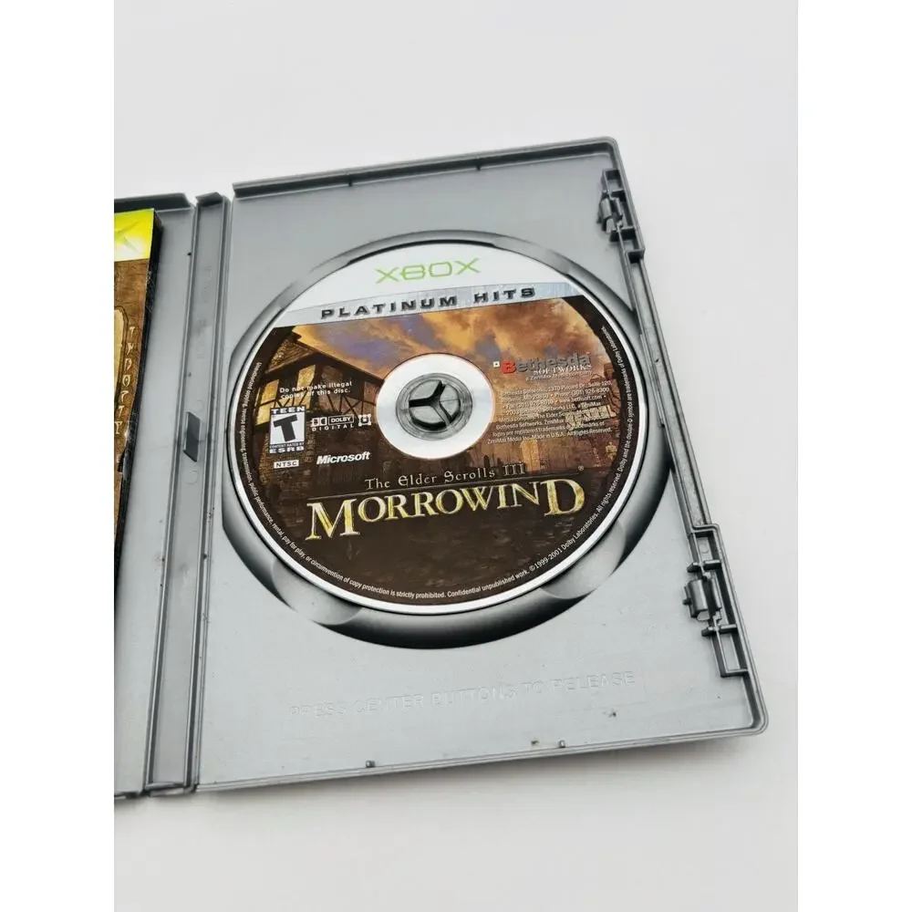The Elder Scrolls III: Morrowind Platinum Hits Edition - Xbox - Tested Works VG